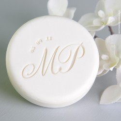 MARIAGE SAVON ROND LOGOTYPE