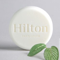 Savon rond logotype entreprise